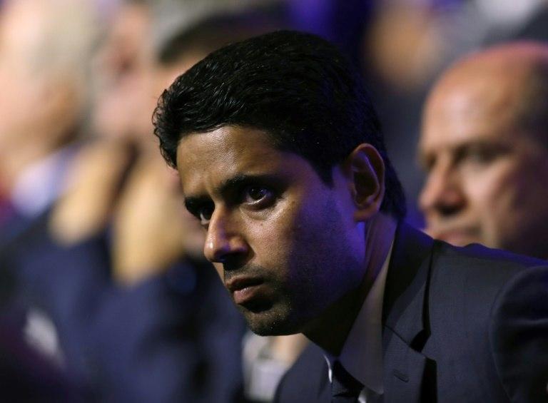Qatar-based broadcaster beIN group, headed up by PSG president Nasser Al-Khelaifi (pictured here), said on October 12, 2017, that it refuted all allegations of corruption made public earlier in the day by Swiss investigators examining the sale of World Cup media rights