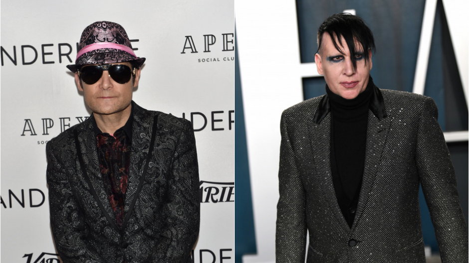 Corey Feldman (fot. Michael Bezjian) i Marilyn Manson (fot. Karwai Tang)