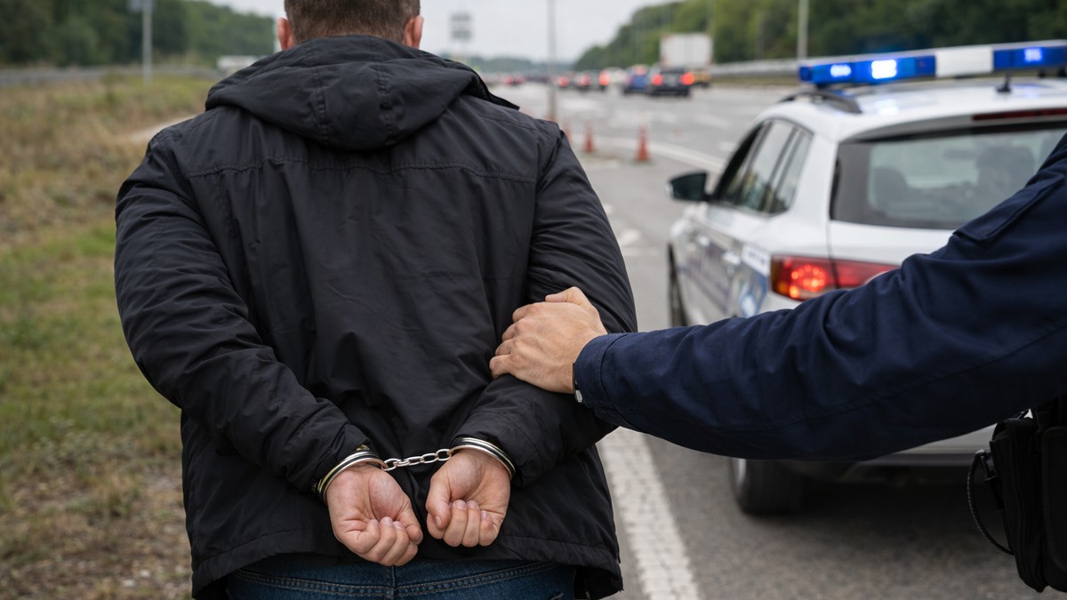 Hapšenje, ilustracija napravljena pomoću veštačke inteligencije 