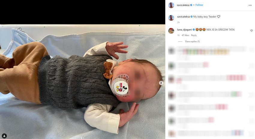 Lunin komentar ispod slike