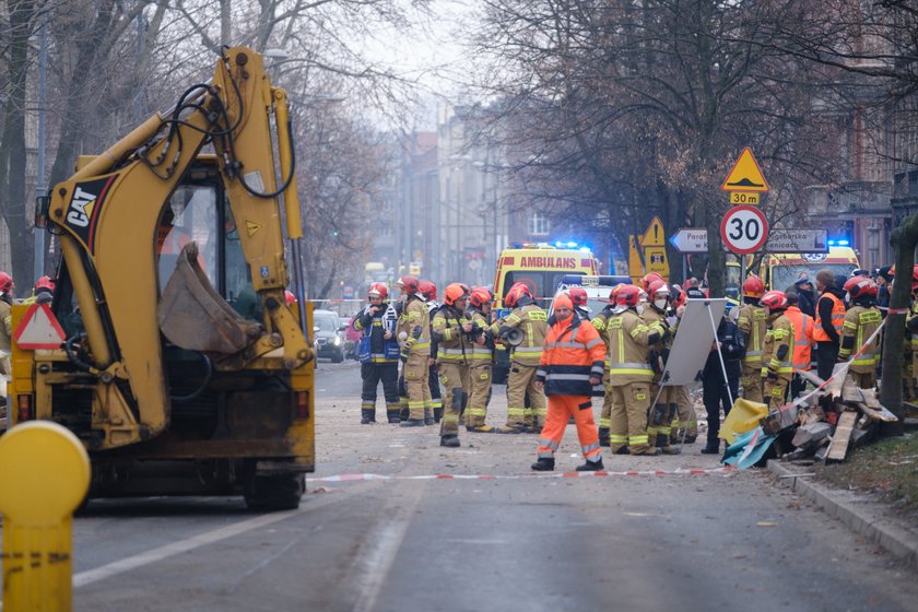 Katowice. Wybuch w kamienicy w Szopienicach