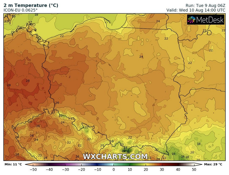 Będzie ciepło, ale nie upalnie