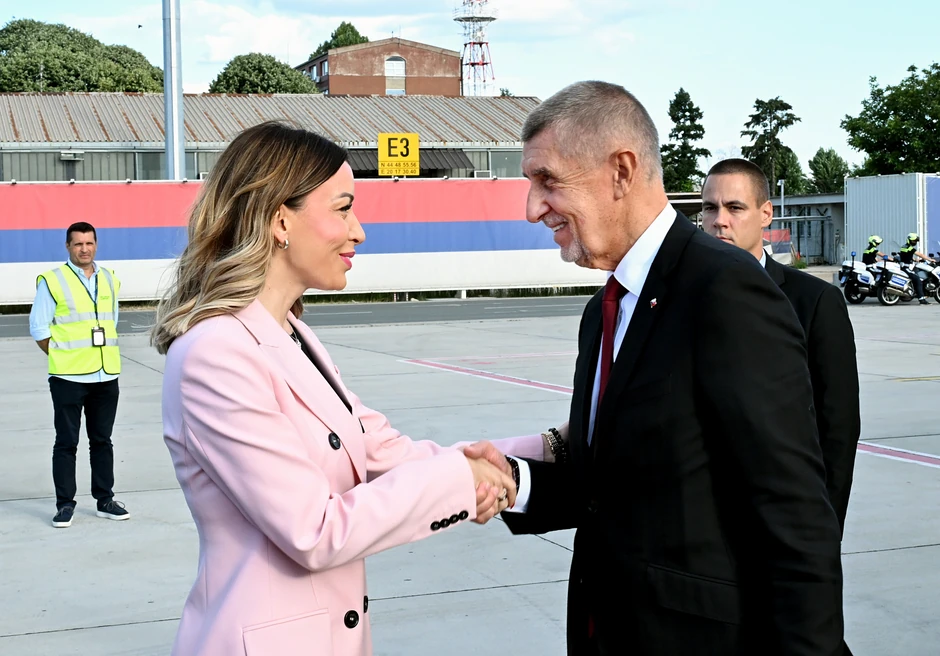 Andrej Babiš i Adrijana Mesarović