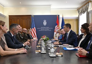 Marko Đurić i general Metju Vudraf