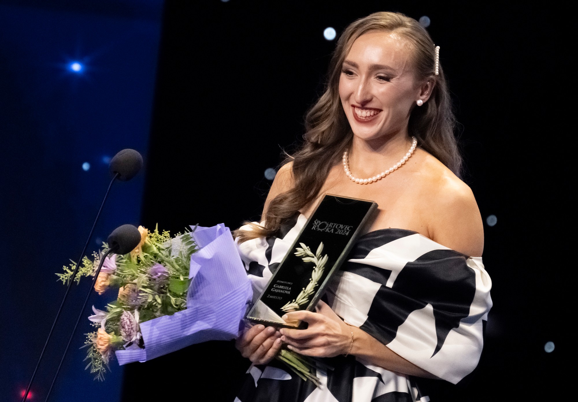 Galavečer Športovec roka - slovenská atlétka Gabriela Gajanová.
