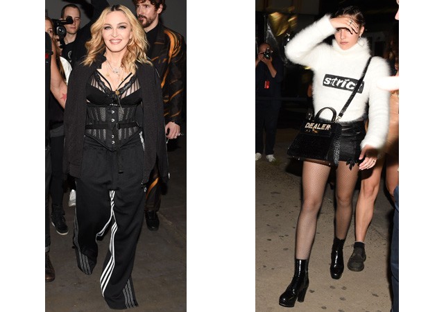madonna, lourdes, alexander wang, adidas, new yorki divathét, divathét, bemutató, fűző