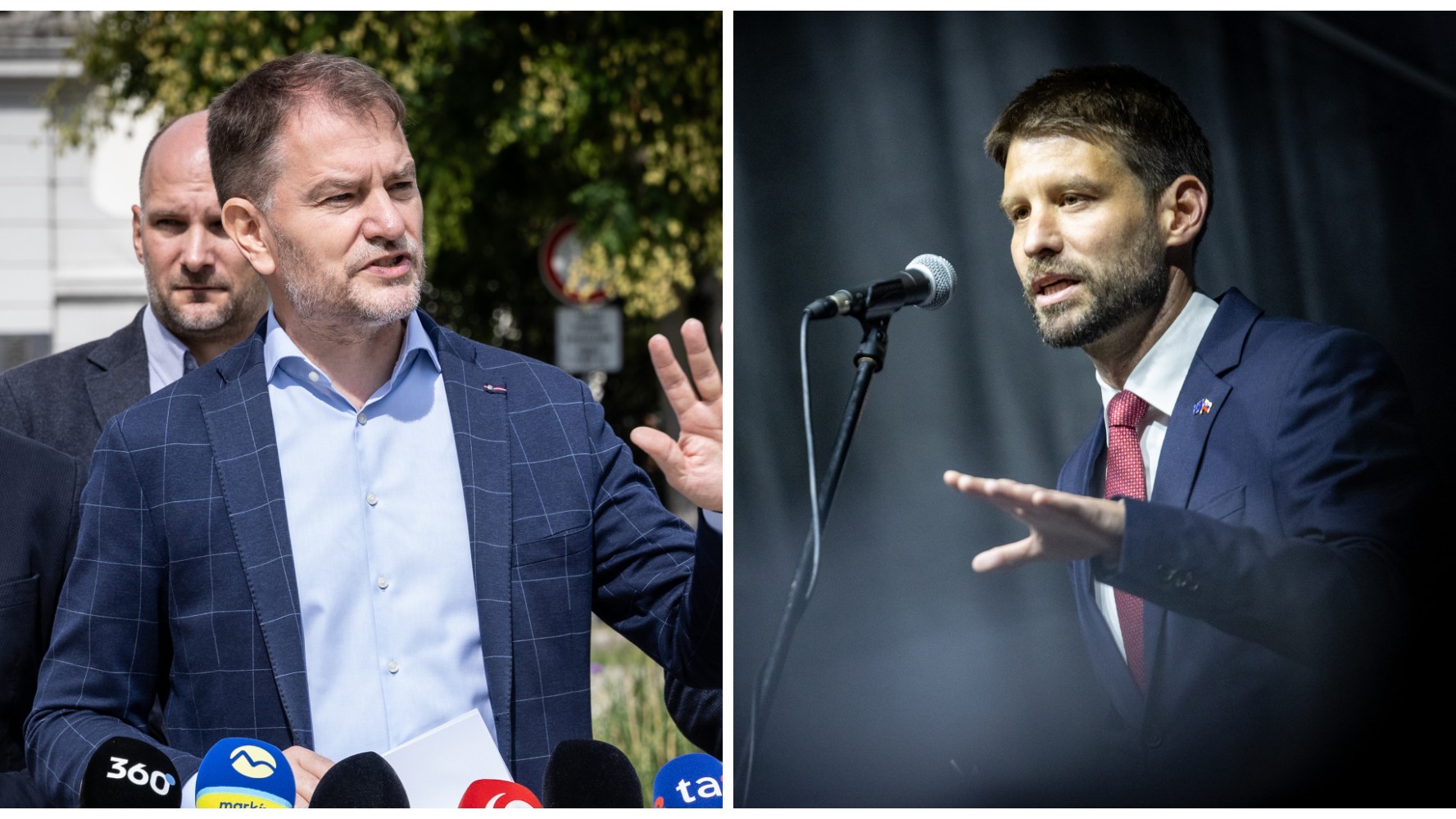 Igor Matovič a Michal Šimečka
