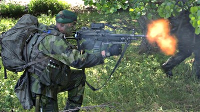 British and Finish Marines During BALTOPS