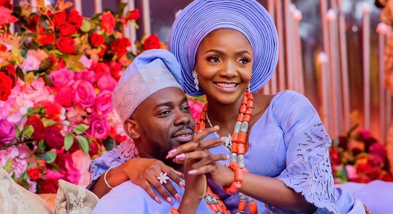 Ngerian singers Simi and Adekunle Gold [Instagram/SymplySimi]