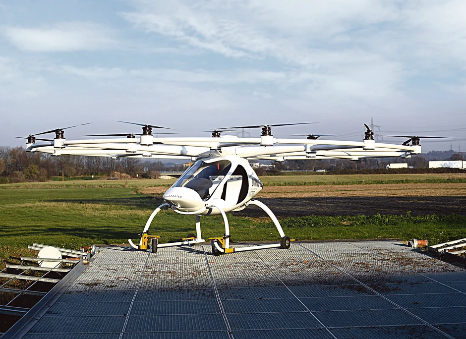 Volocopter je dovoljno veliki da preveze jednu osobu