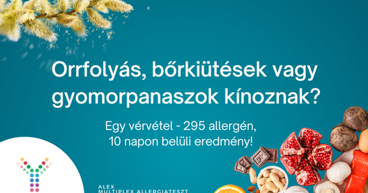 1 vérvételből 300 allergén kimutatása? Lehetséges!