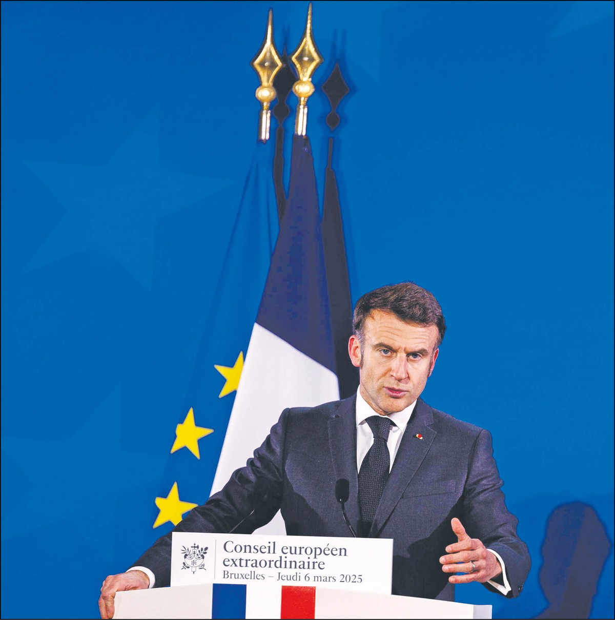 Prezydent Francji Emmanuel Macron