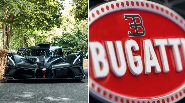 A Bugatti által gyártott minden egyes nagy teljesítményű modell orrán a márka ikonikus logója feszít. / Fotók: Bugatti