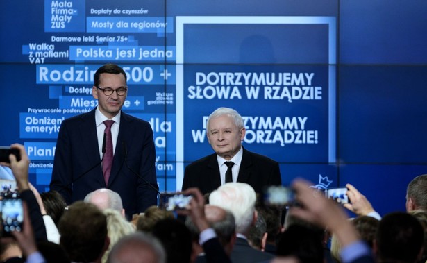 Mateusz Morawiecki i Jarosław Kaczyński