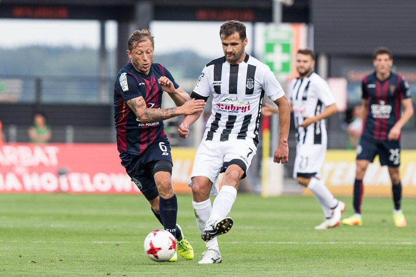 Pilka nozna. Ekstraklasa. Sandecja Nowy Sacz - Pogon Szczecin. 27.08.2017