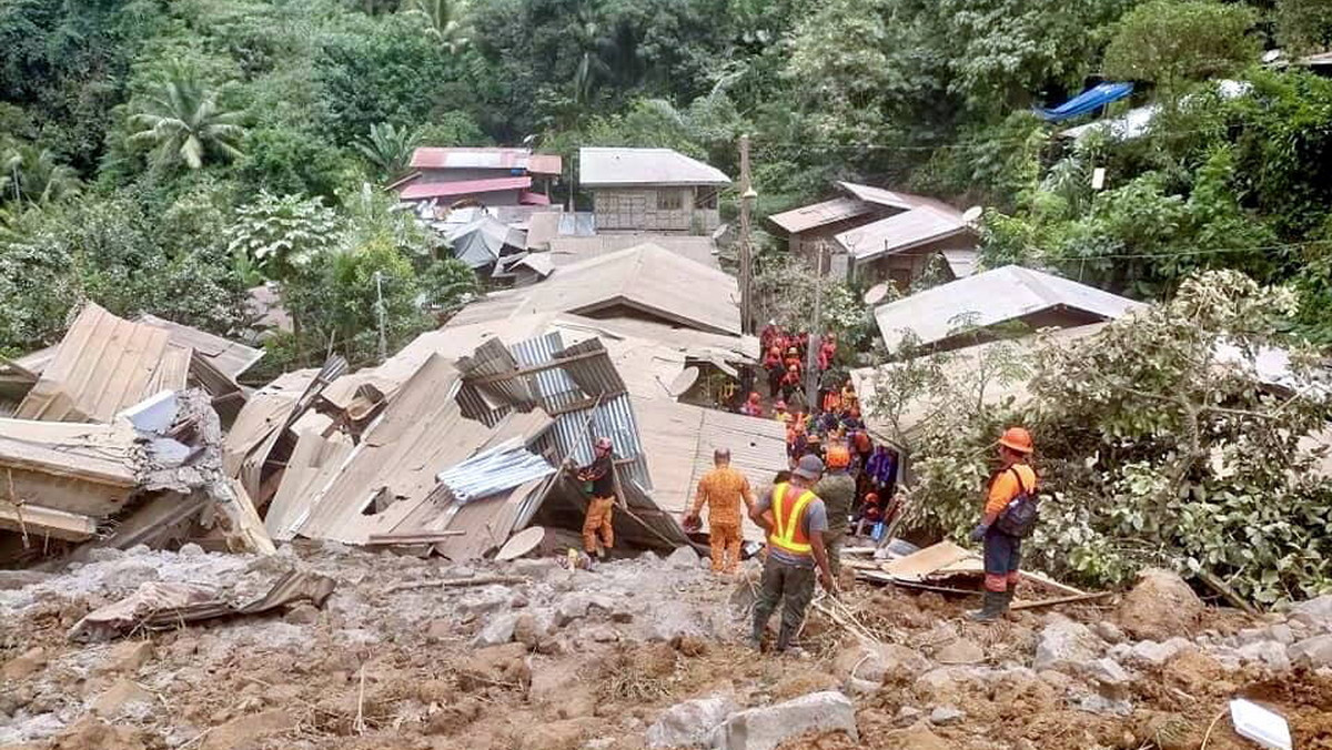 Osunięcie ziemi na Filipinach. Są ofiary śmiertelne