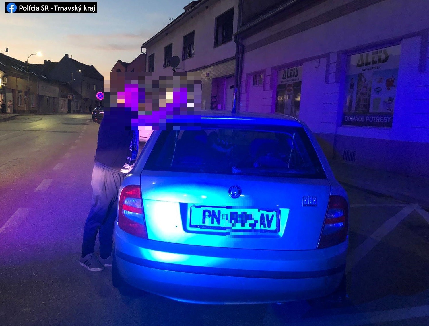 Takýto pohľad sa naskytol policajtom v Seredi. 