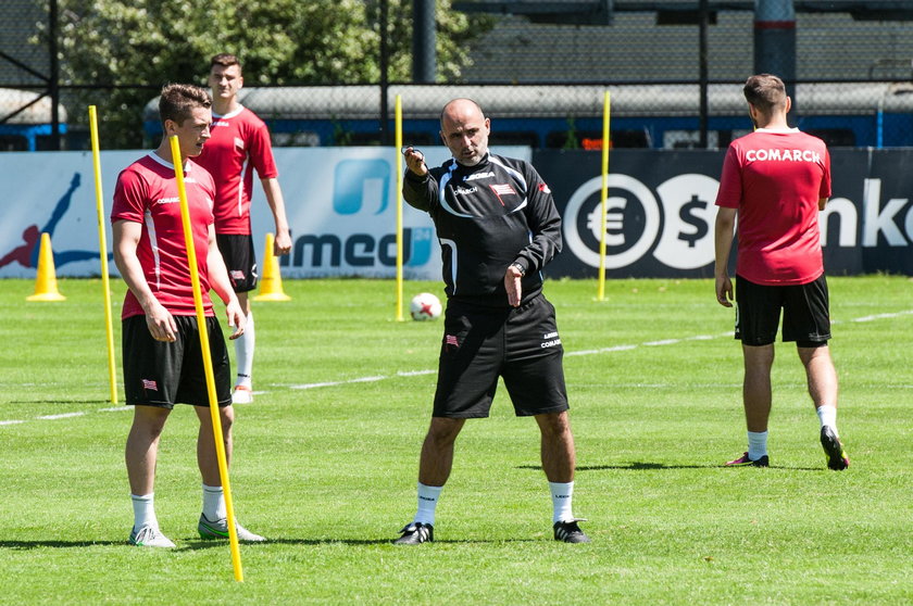 Pilka nozna. Ekstraklasa. Cracovia Krakow. Trening. 22.06.2017