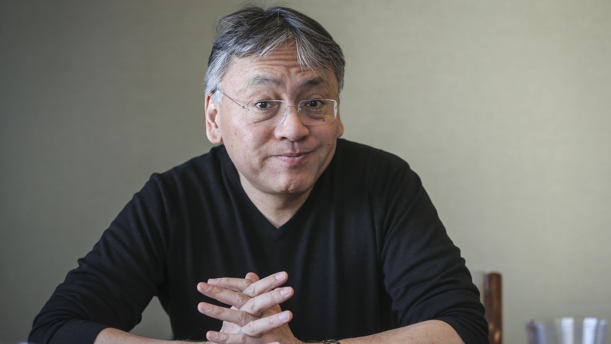 Author of The Buried Giant Kazuo Ishiguro for interview at Random House. They made cookies with the 