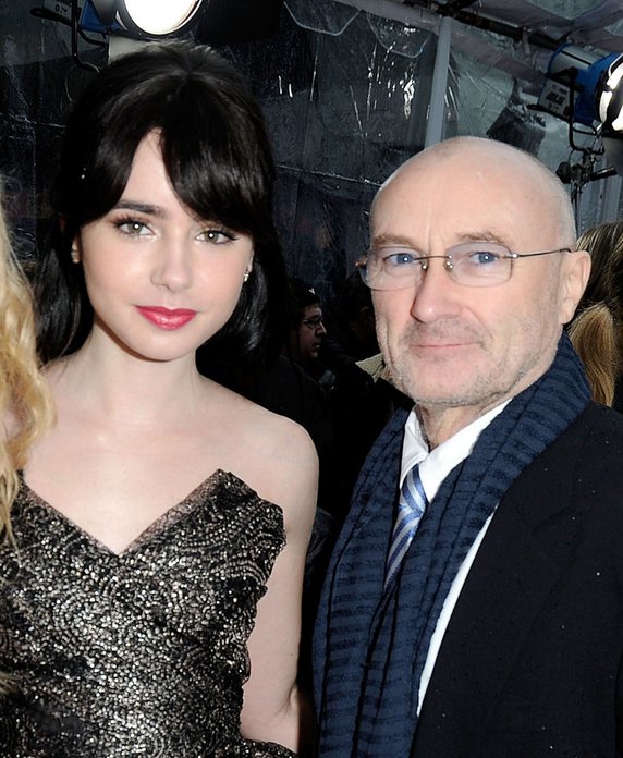 Znani ojcowie i ich sławne córki: Phil Collins i Lily Collins