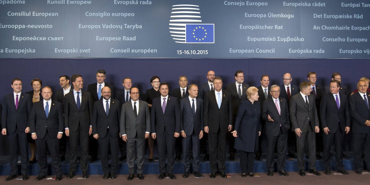 Poland's PM Kopacz arrives at an EU leaders summit in Brussels