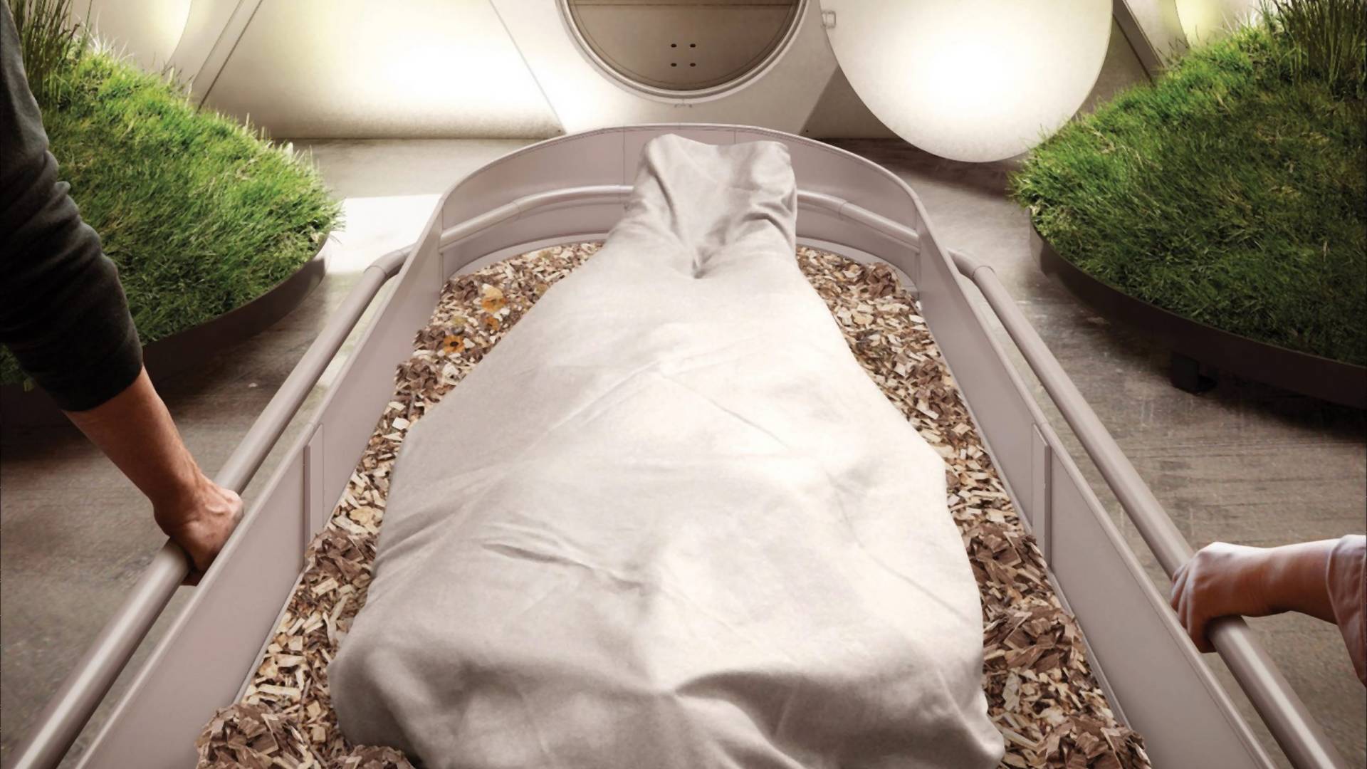 Pierwszy dom pogrzebowy w USA zamieniający ludzkie ciała w żyzny kompost już działa