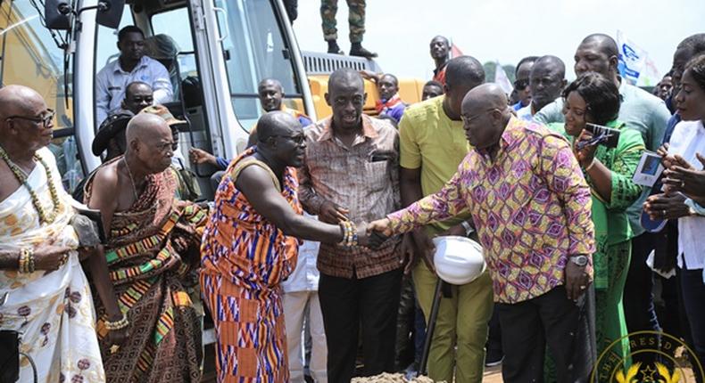 Nana Addo with Awulae Attibrukusu