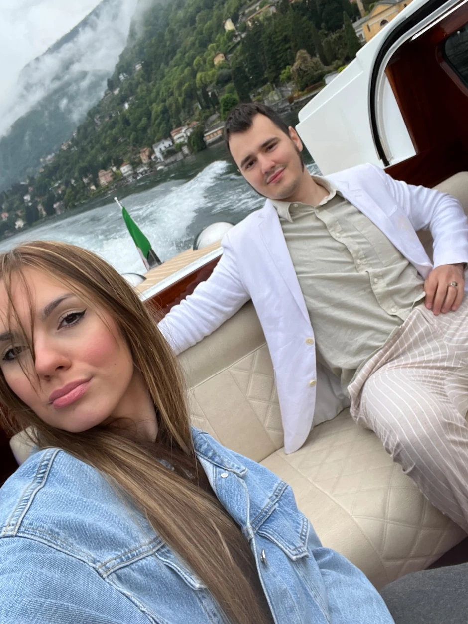 Aleksa Balašević sa suprugom