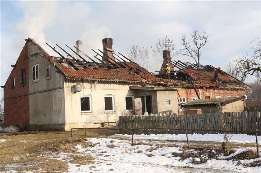 Butla z gazem zruinowała dom