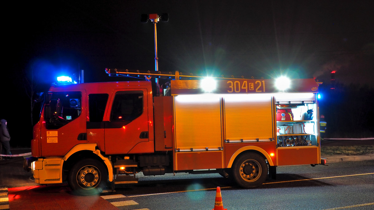 Tragiczny pożar w Poznaniu. Nie żyje mężczyzna