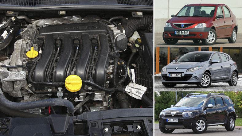 Renault seria K 1.6 8V i 16V (1995-2014); koszt instalacji LPG: od 2300 zł 
