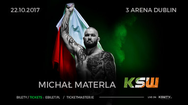 Michał Materla wystąpi na gali KSW w Dublinie