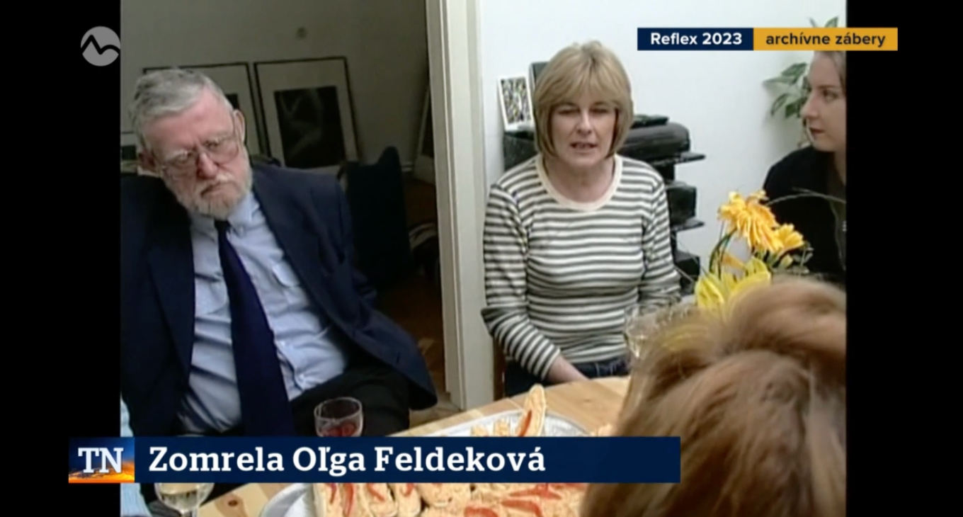 Glosátorka Oľga Feldeková.