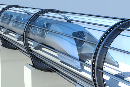 Peron Hyperloopa na centralnym lotnisku? "Jesteśmy w przededniu wielkich zmian w sposobie podróżowania"