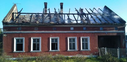 Tragiczny pożar gospodarstwa. Zawalił się dach