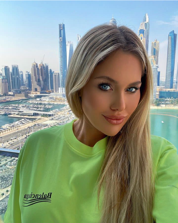 Laura Vizváryová v Dubaji.