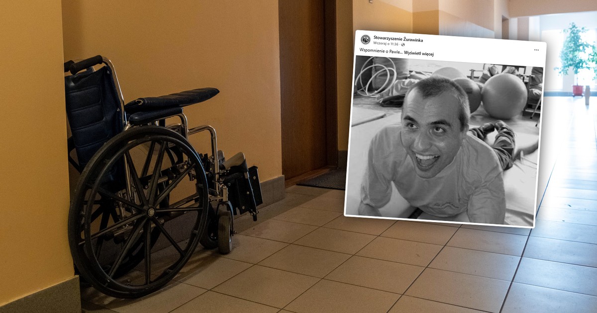 Ojciec nie chciał oddać niepełnosprawnego syna. Żegnają zmarłego Pawła