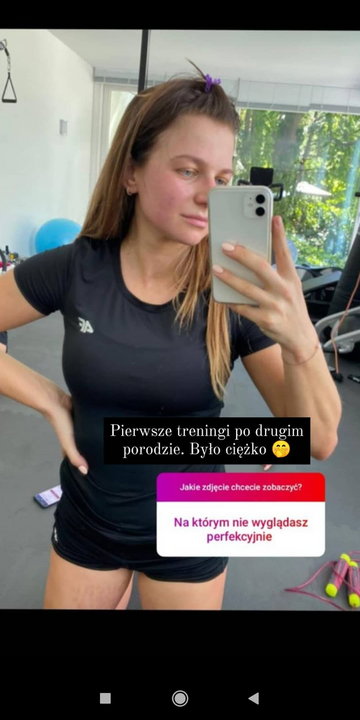 Screenshot z Instastory Anny Lewandowskiej