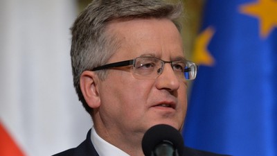 WARSZAWA PREZYDENT KOMOROWSKI KONFERENCJA