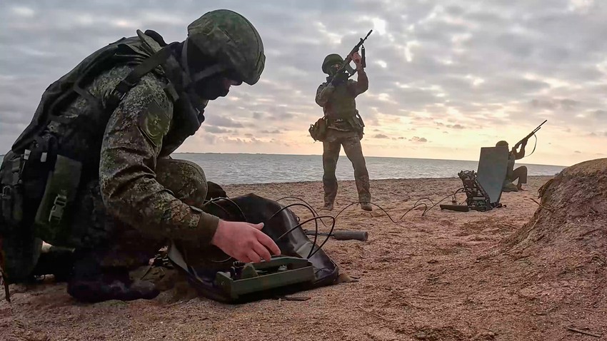 Ruska vojska na nepoznatoj lokaciji u Ukrajini 25. decembra