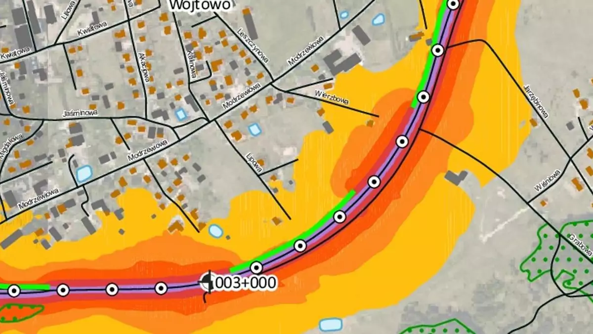 Nowa mapa hałasu od GDDKiA