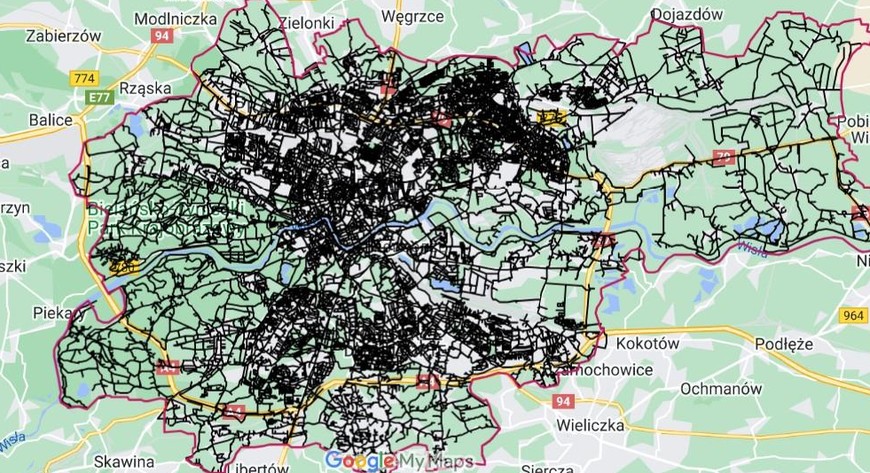 Podczas akcji Pieszo przez Kraków Kamil Bąbel pokonał 3 tys. kilometrów.