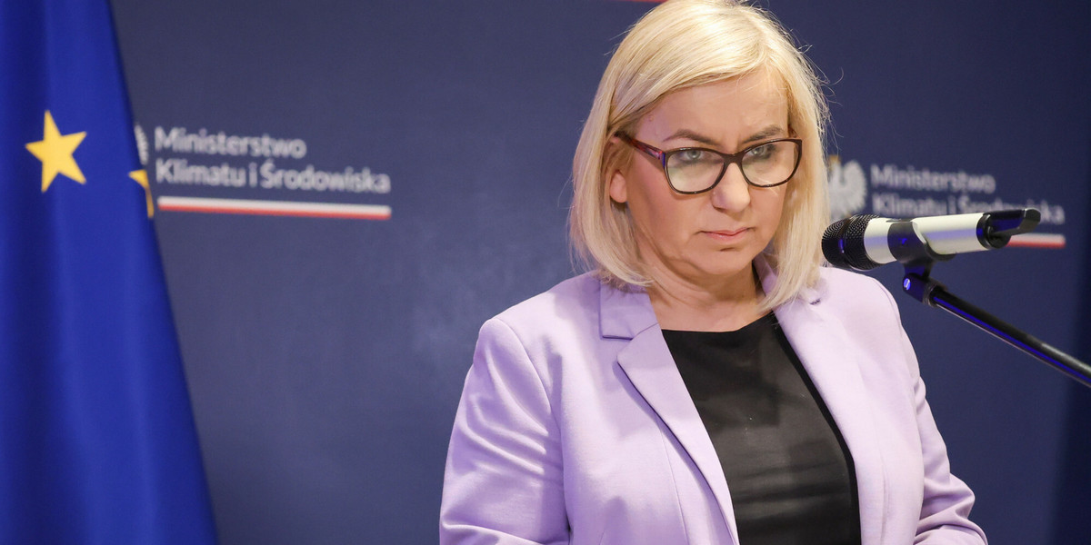 Ministra klimatu i środowiska Paulina Hennig-Kloska.
