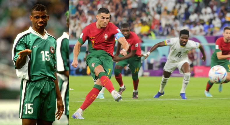 Sunday Oliseh praises 'smart' Ronaldo for winning penalty against Ghana