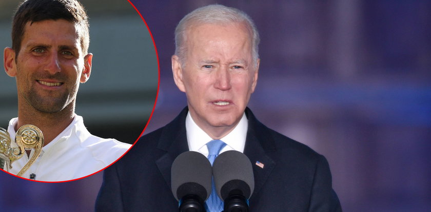 Biden pod presją ws. Djokovicia. Zwycięzca Wimbledonu nie może wziąć udziału w US Open