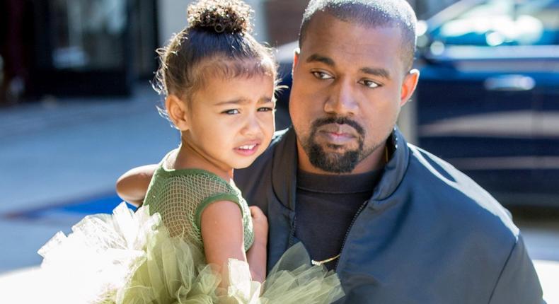  Kanye West and North West