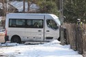 Bus, który wiózł niepełnosprawne dzieci