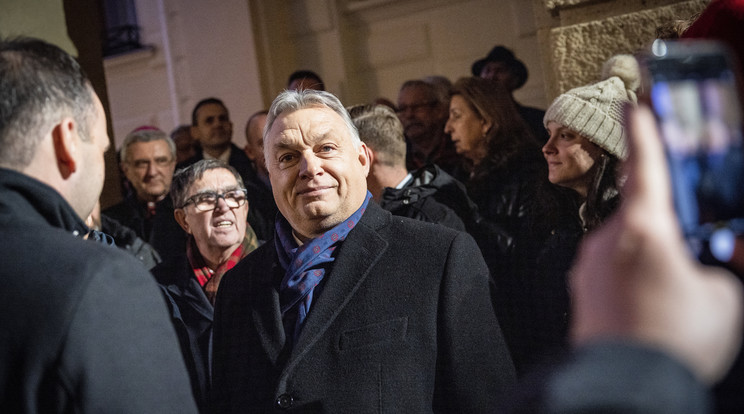 Orbán Viktor Sopronban mondott beszédet a Hűség napja alkalmából / Fotó: MTI