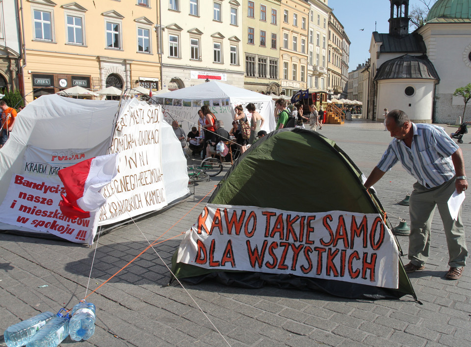 Okupacja Rynku Głównego w Krakowie