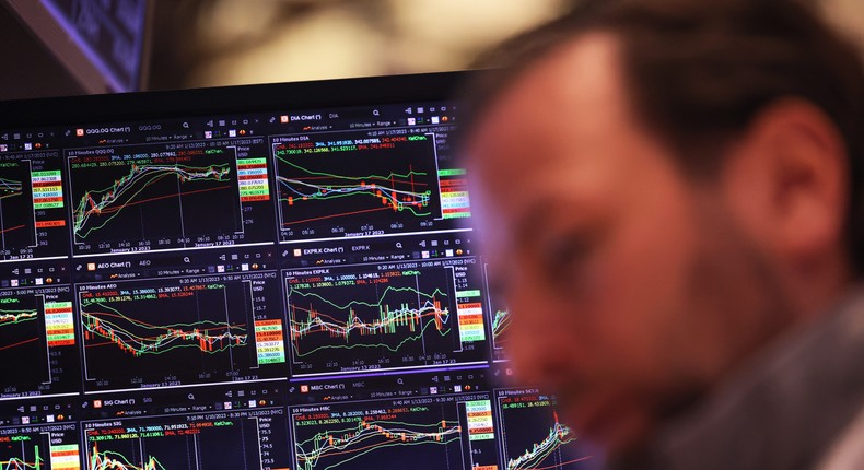 The New York Stock Exchange experienced a technical glitch that impacted trade on Tuesday.Michael M. Santiago/Getty Images